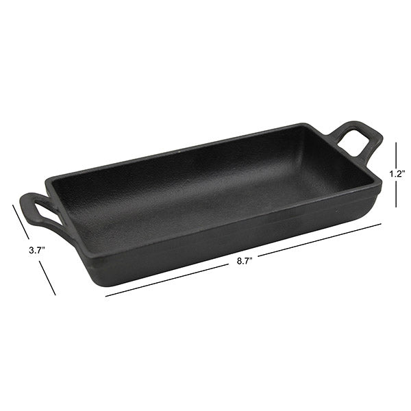 GOURMET TOOLS UTENSILS Cast Iron Rectangular Dish