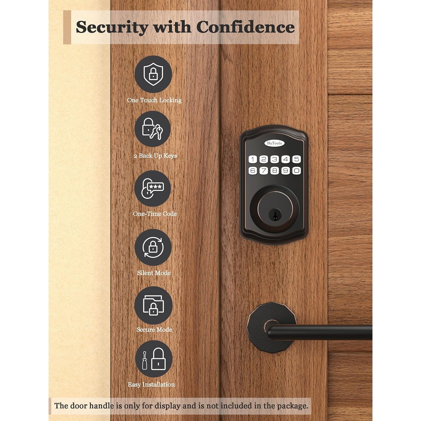 HUTOOLS Keypad Digital DeadBolt