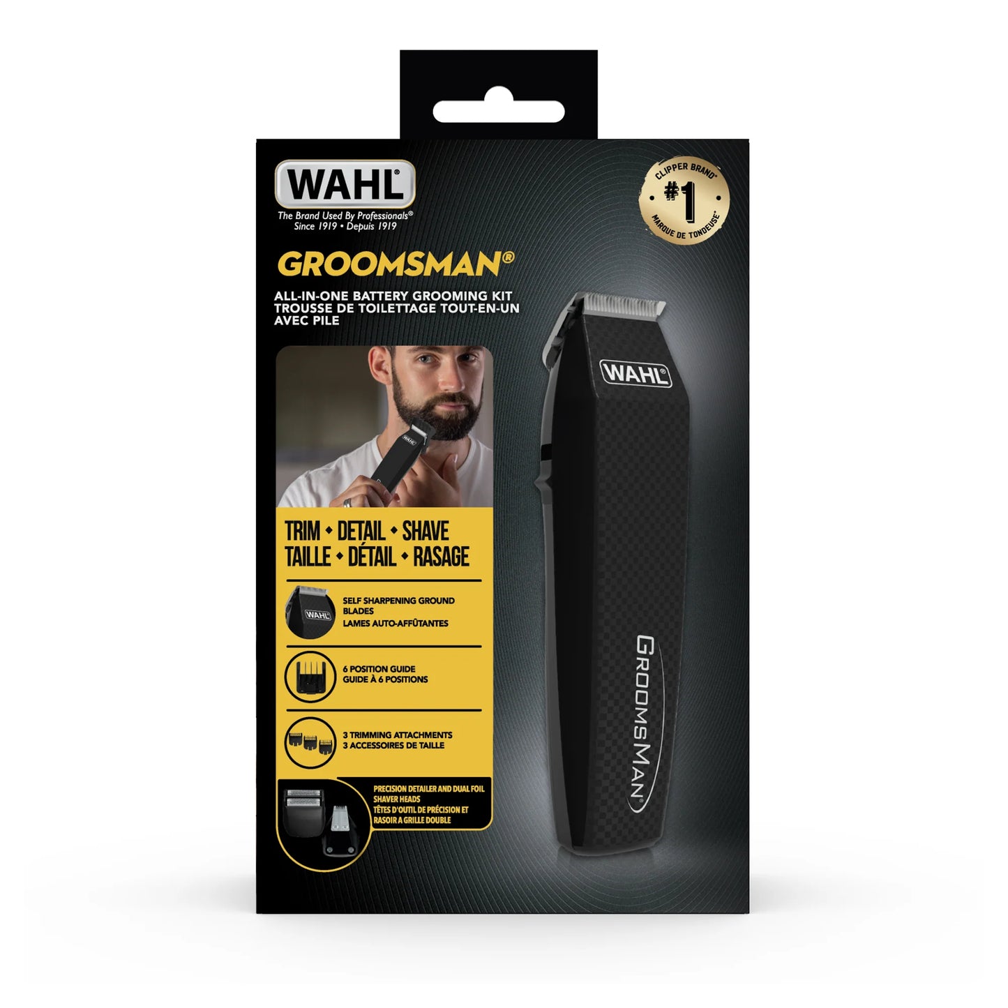 WAHL Groomsman All in One Battery Grooming Kit