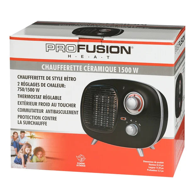 PROFUSIN Ceramic Heater 1500W