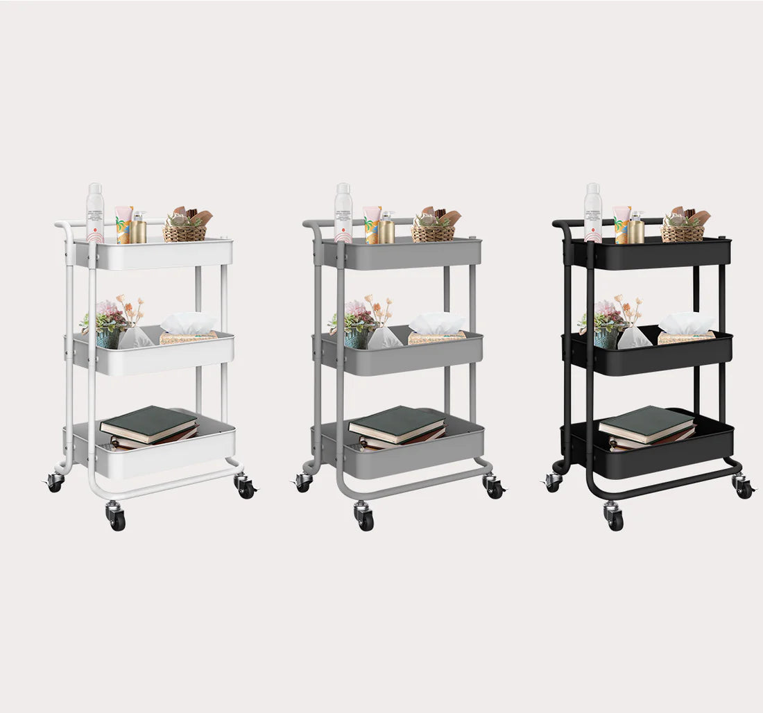 Metal Cart with Tiers. 3 layers