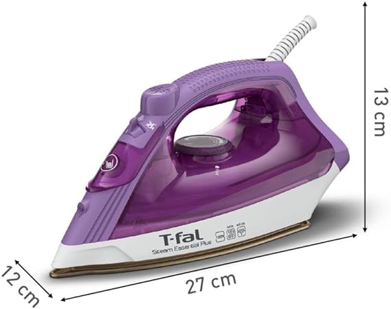 T-Fal Steam Essential Plus - Easy Steam Iron 1200W ,Blemished package with full warranty