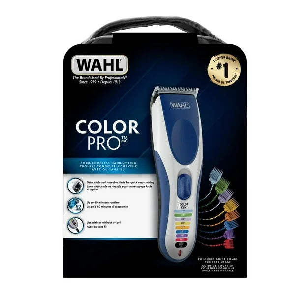 Wahl Color Pro Haircutting Kit with Colour Coded Guide Combs