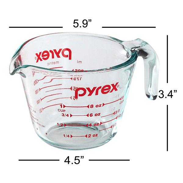 PYREX Glass Measuring Cup 250ML/1CUP