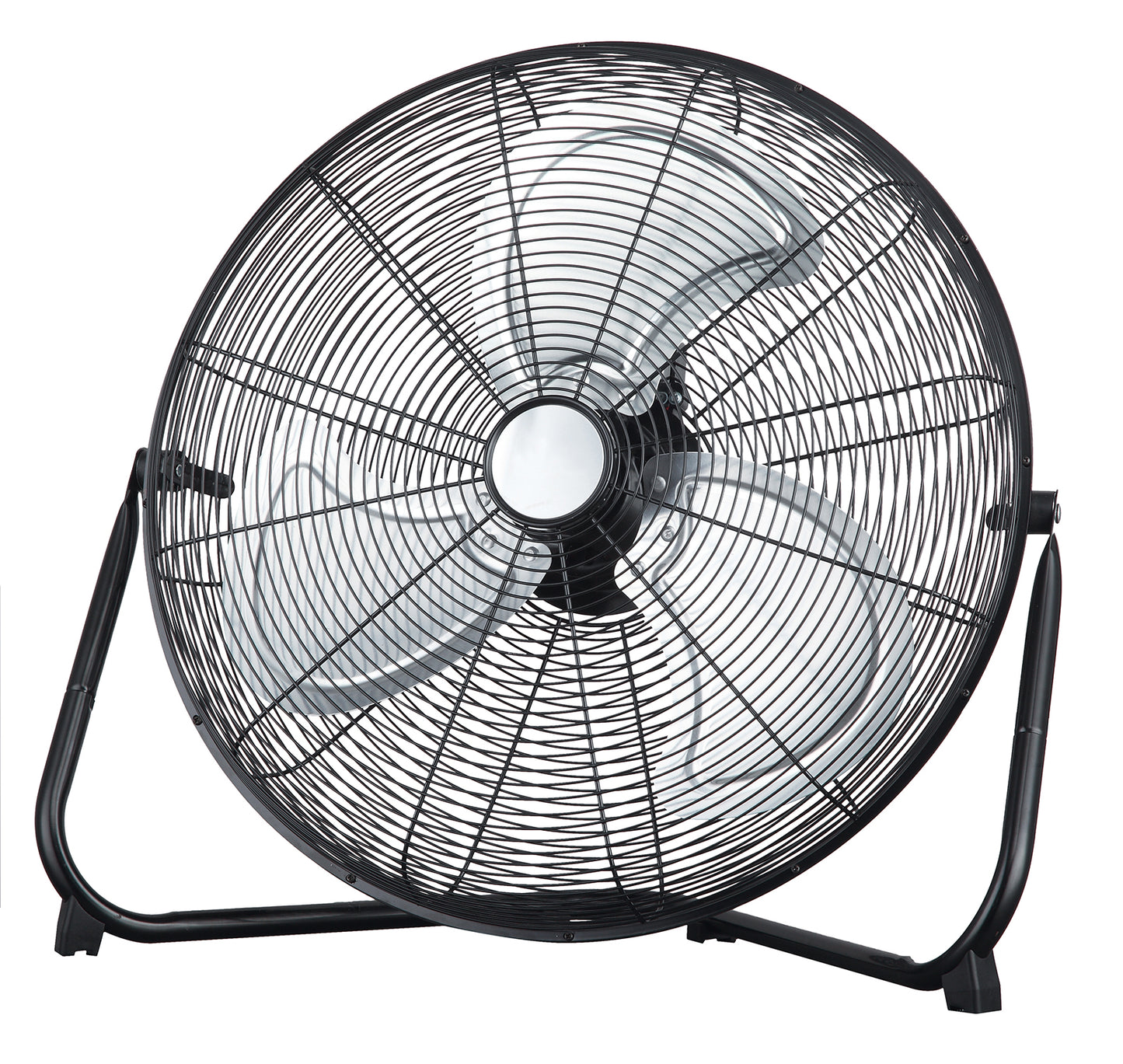 Cool Works 18" 3 Speed Black Metal High Floor Fan