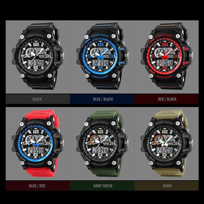 SKMEI Men's Digital Sports Watch 50M Waterproof