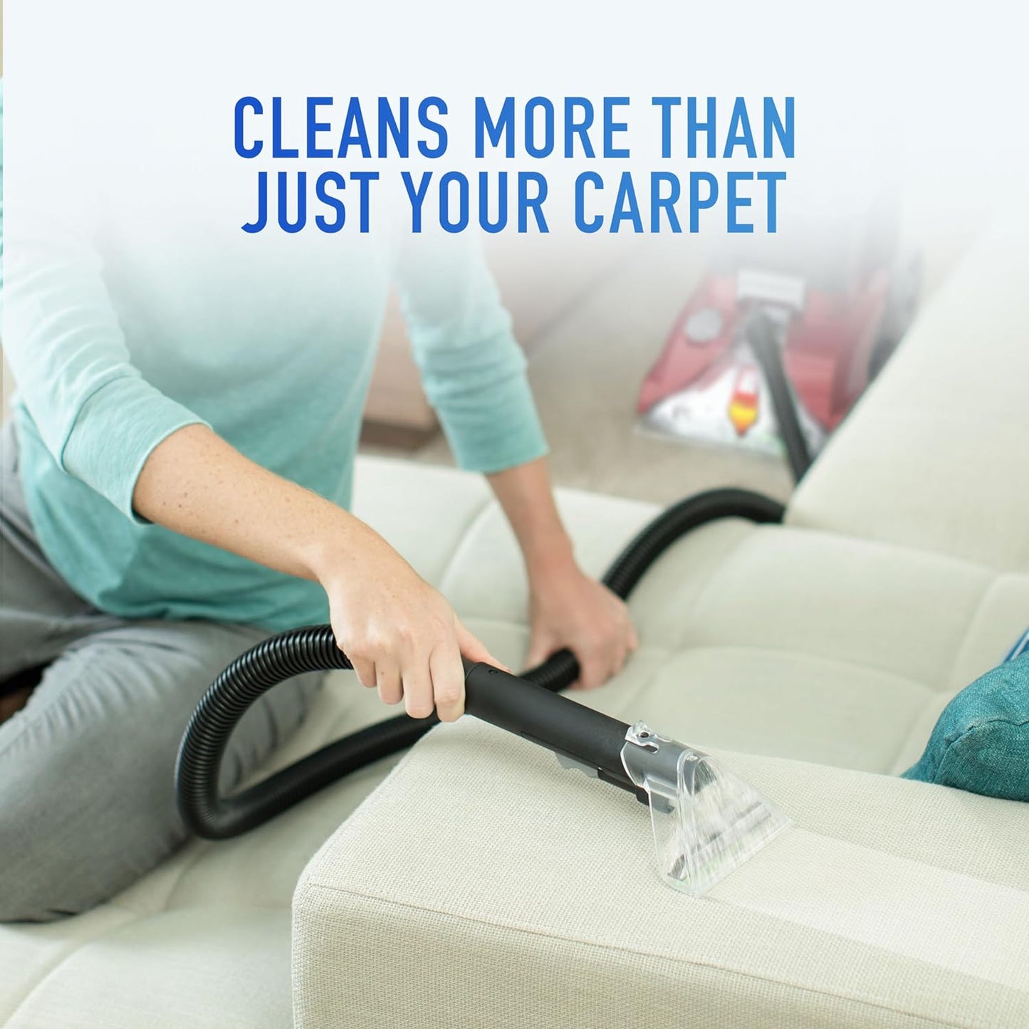 Hoover Power Scrub Deluxe Carpet Cleaner Machine, Upright Shampooer Factory serviced with SpoonTag Warranty