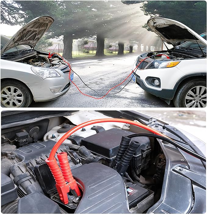 CM Auto Booster Cables 8 Gauge 12 ft