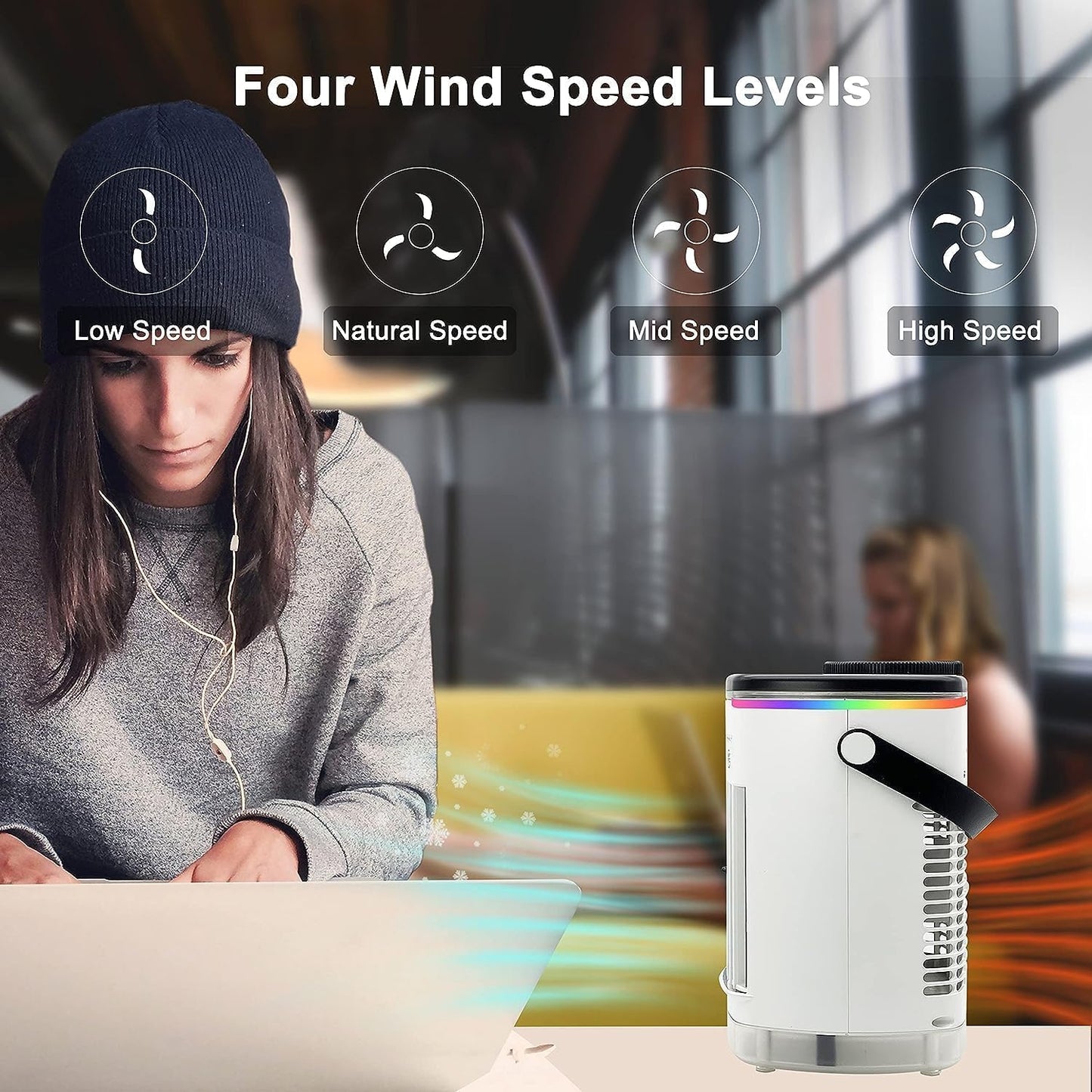 BASEIN Portable Air Conditioner Fan
