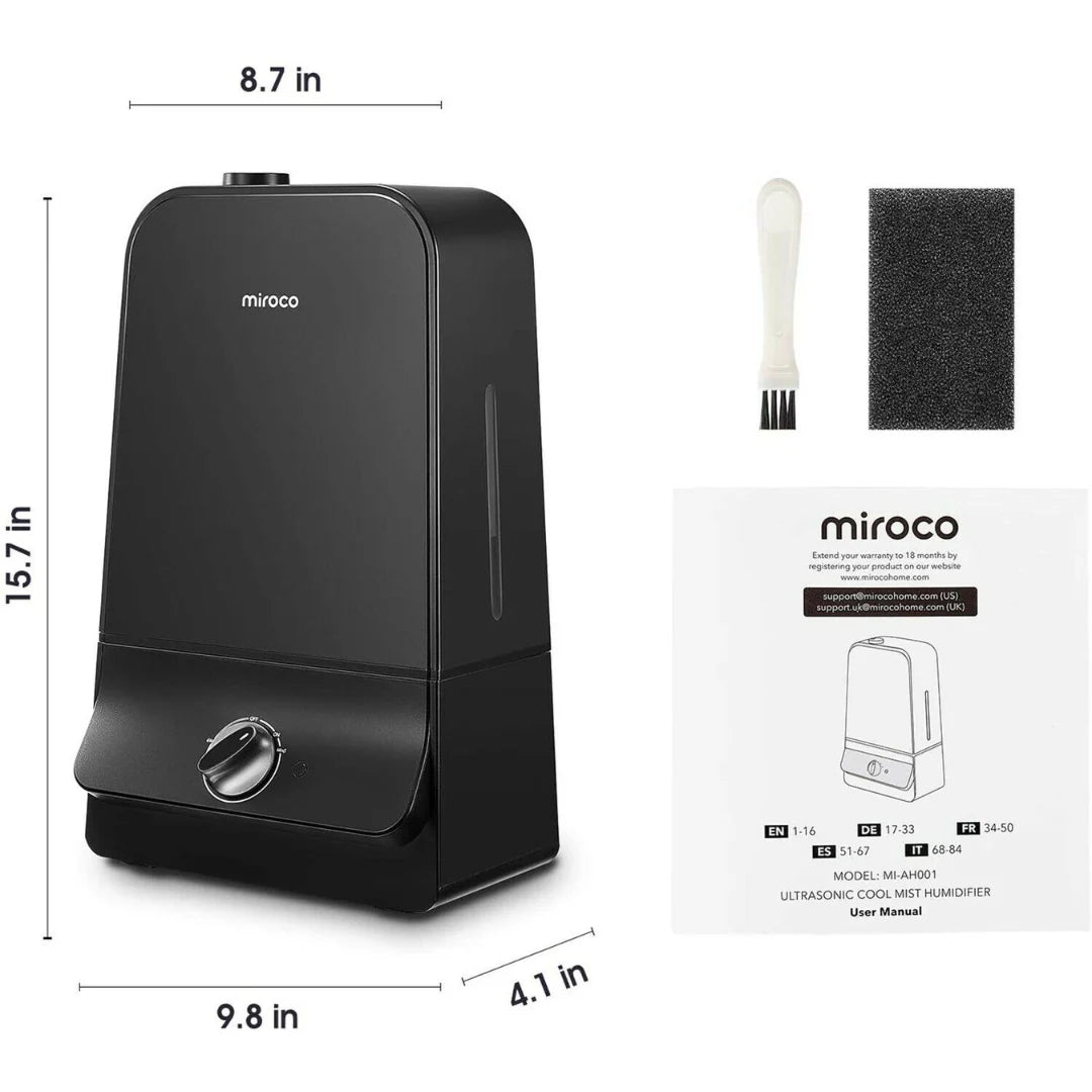 MIROCO 6L Ultrasonic Cool Mist Humidifier