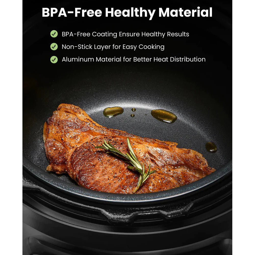 COMFEE 8 Qt Electric Pressure Cooker - Blemished package with full warranty - CPC80D7ASB