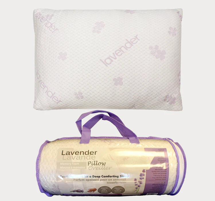 HOME AESTHETICS Lavender Memory Foam Pillow