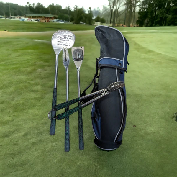 Golf BBQ Utensil Set - 5pc Green & Black