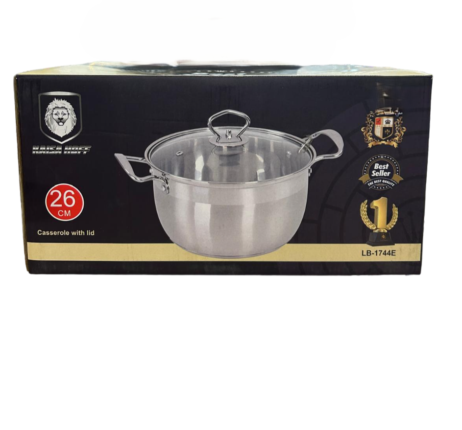 KAISA HOFF 26CM Stainless Steel Induction Pot