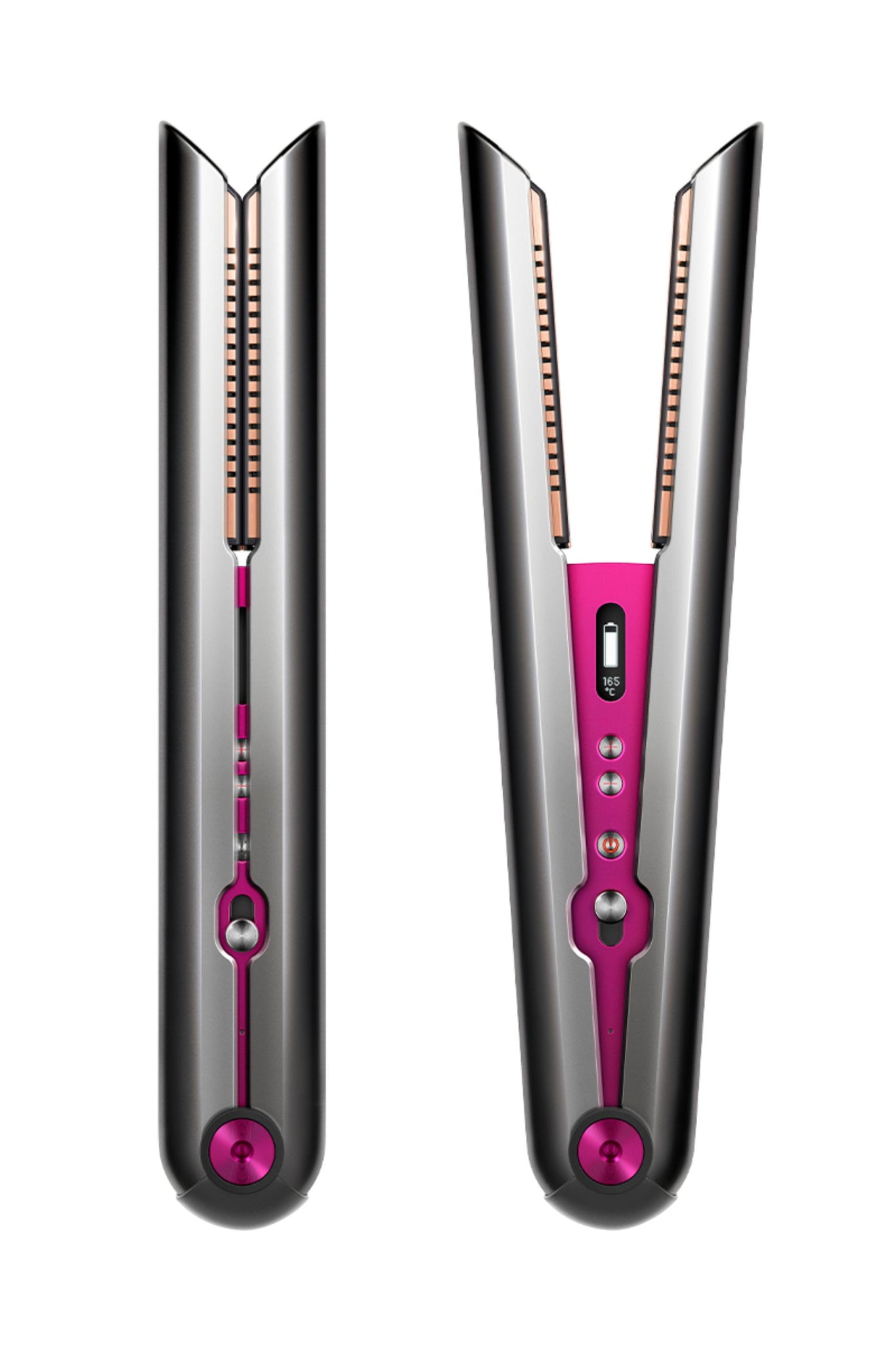DYSON OFFICIAL OUTLET - Corrale Hair Straightener - Refurbished (EXCELLENT) with 1 year Warranty - Nickel & Fuchsia