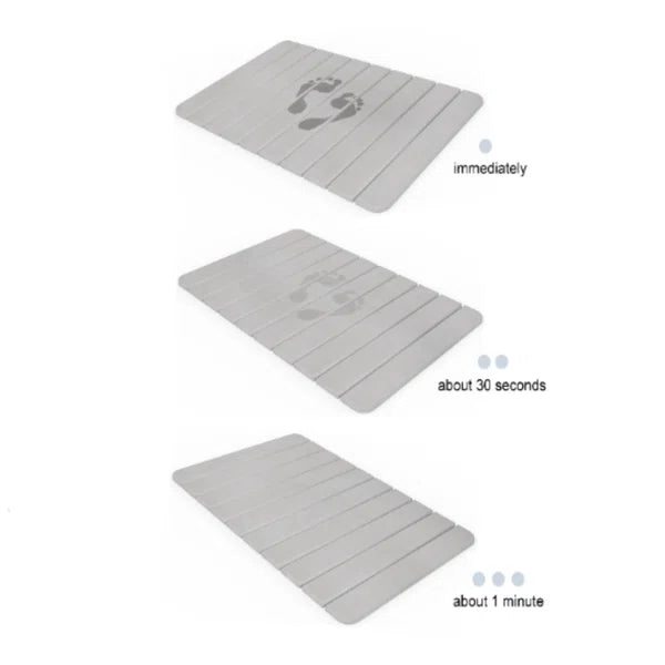 Quick Drying Stone Bath Mat (Diatomite Mat)