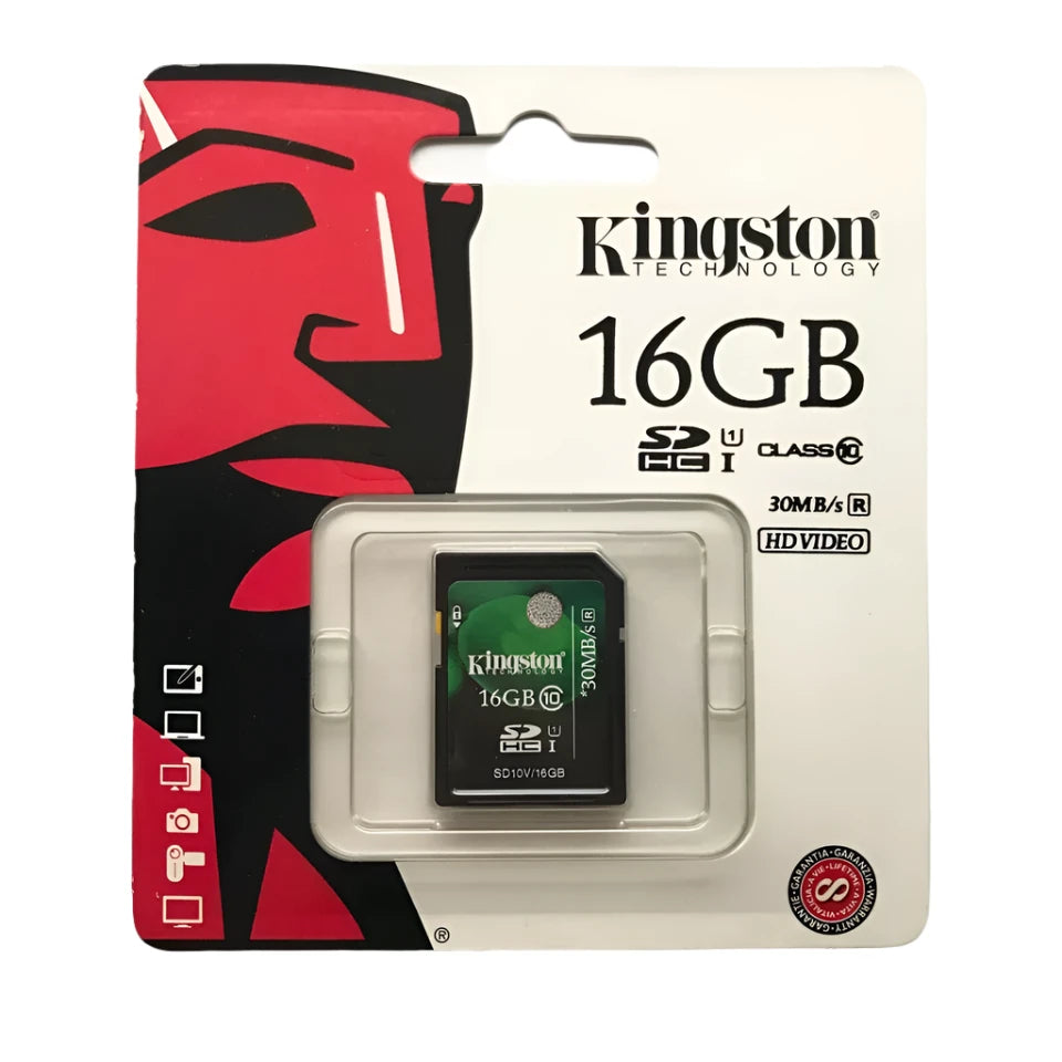 KINGSTON SD SDHC Class 10 Memory Card 16GB for Camera