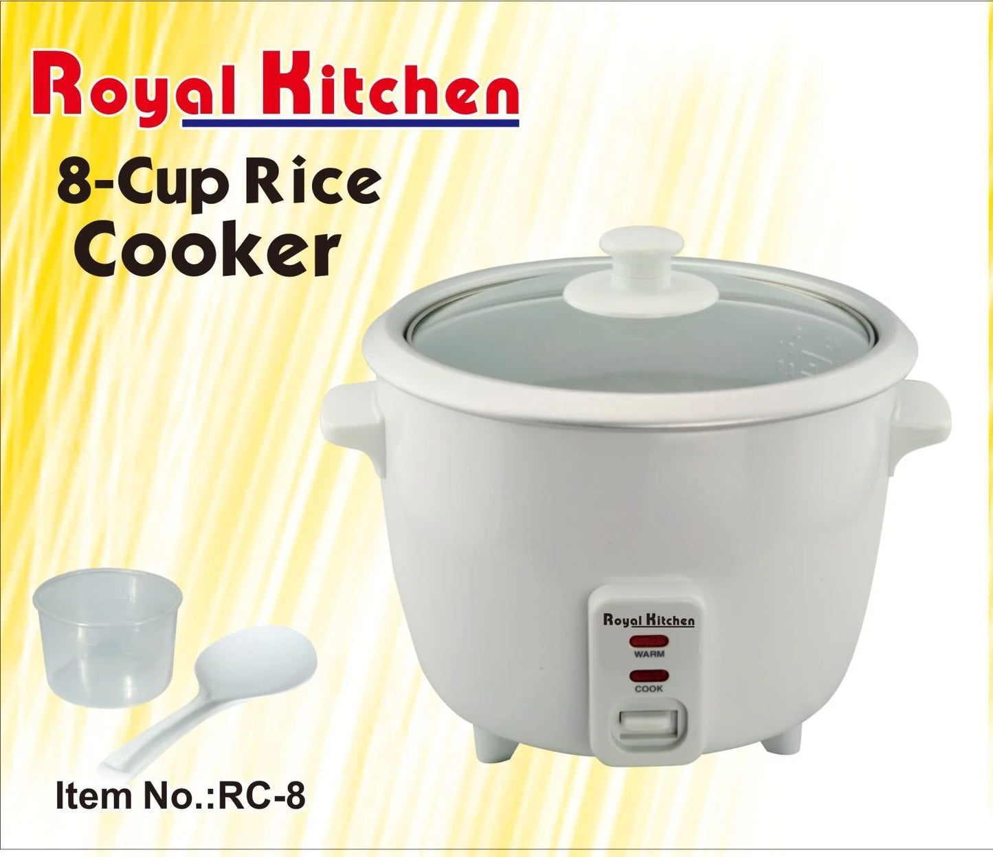 Royal Kitchen Rice Cooker 8Cups