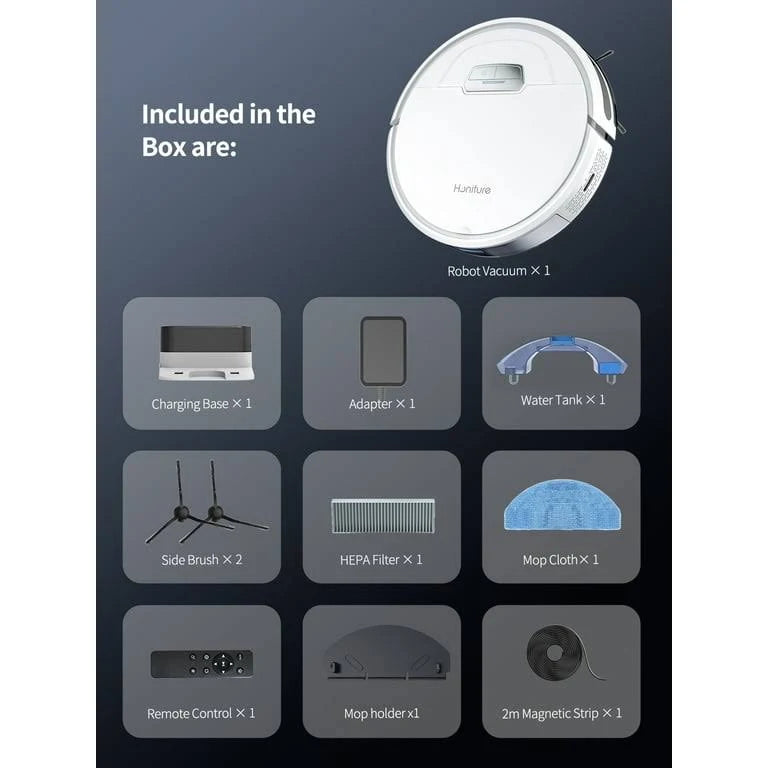 HONITURE 3 In 1 Robot Vacuum Cleaner - G20
