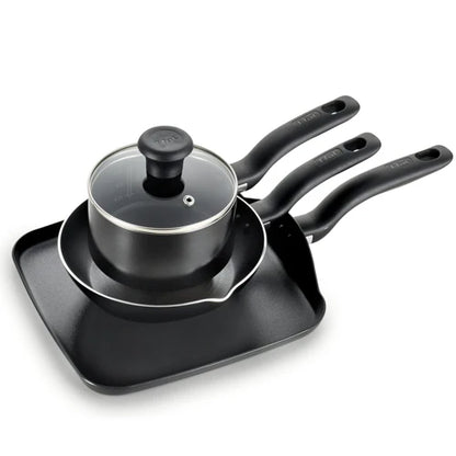 T-FAL Essential Black Set 4PCS