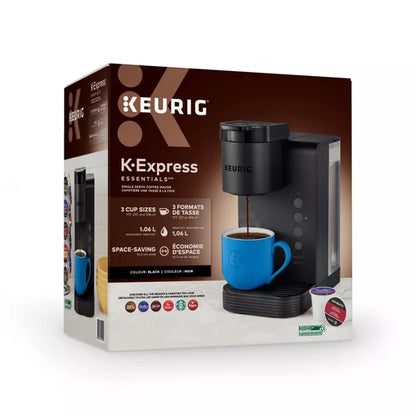 KEURIG K-Express Essentials K25 Single Serve Coffee Maker ,Blemished package with full warranty