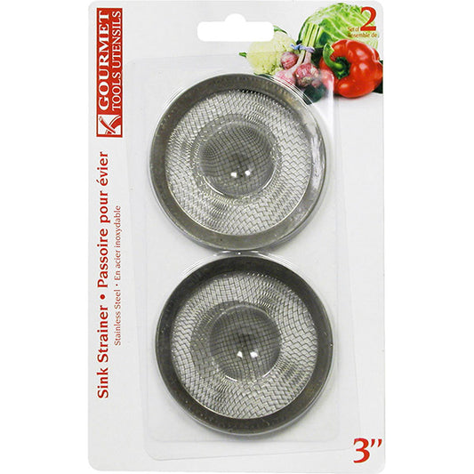 GOURMET Sink Strainer Mesh SS 2Pk