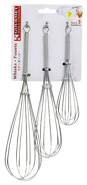 GOURMET Whisk Set 3Pc