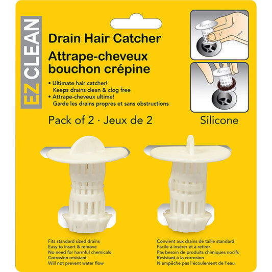 Drain Hair Catcher 2Pk Silicone