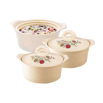 ASIAN Falcon 3pc set Insulated Casserole Hot Pot