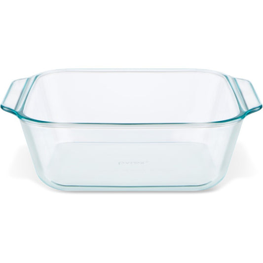 PYREX Baking Glass Dish Square Deep 2.6QT/2.5L