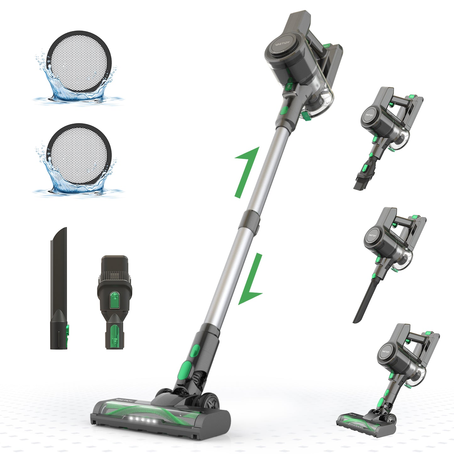 VACTIDY Blitz V9 Cordless Vacuum Cleaner