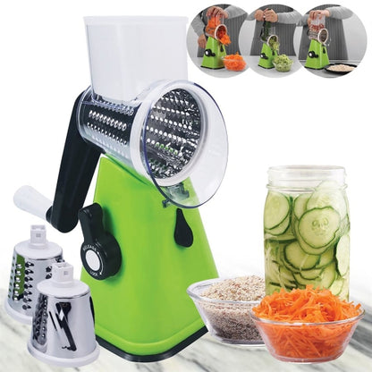 HAUZ Multifunction Rotary Drum Grater Slicer Chopper