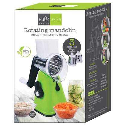 HAUZ Multifunction Rotary Drum Grater Slicer Chopper