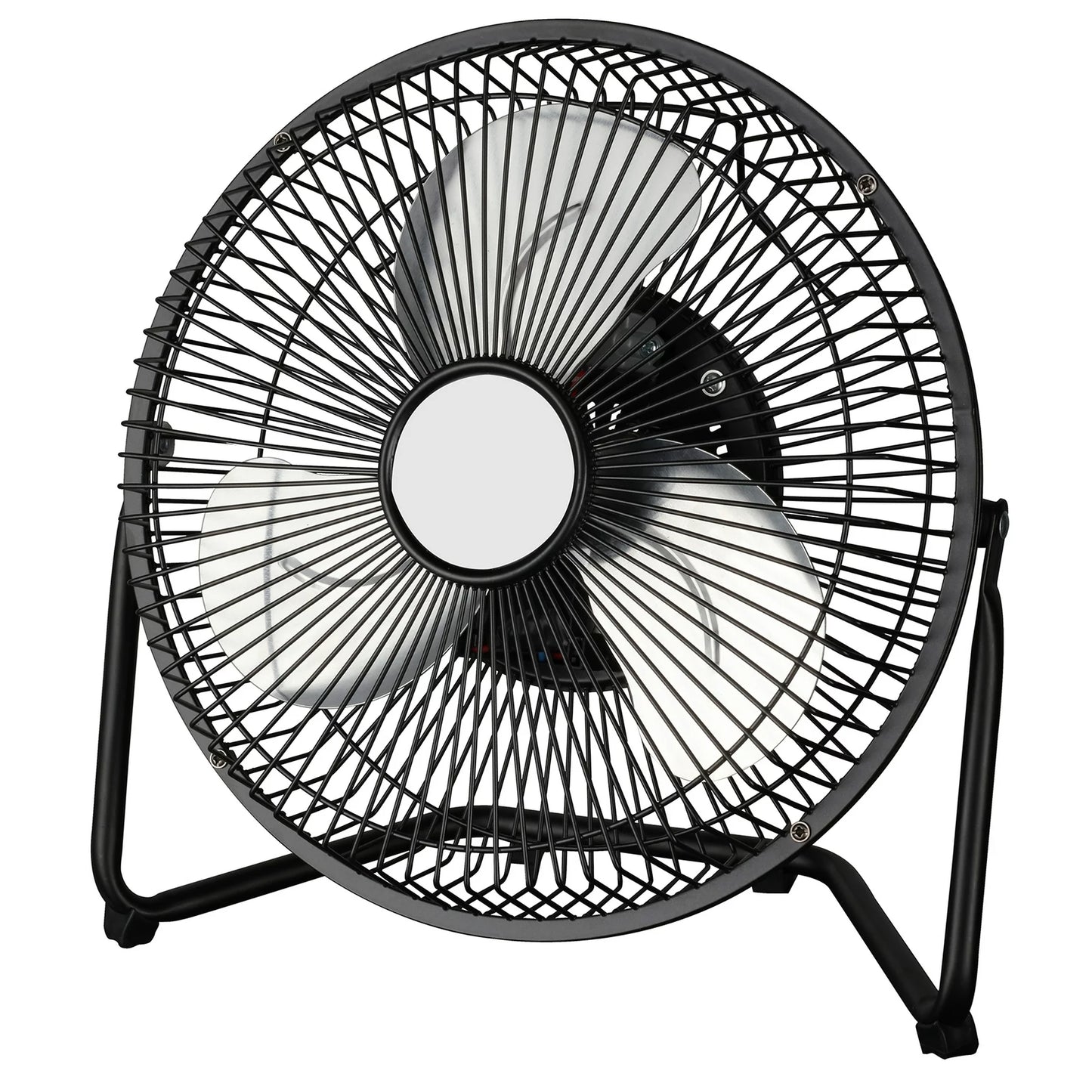 Cool Works 9" Black High Velocity Metal Fan With 3 Speed Settings