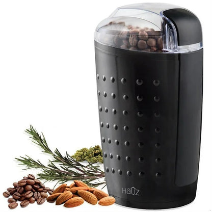 Hauz Coffee, Spices And Herbs Grinder .100 G Capacity - Black