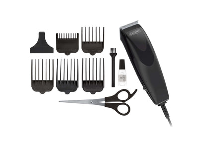 WAHL QUICK CUT 10 PIECE HAIR CLIPPER, HAIR TRIMMER, HAIR-CUTTING KIT