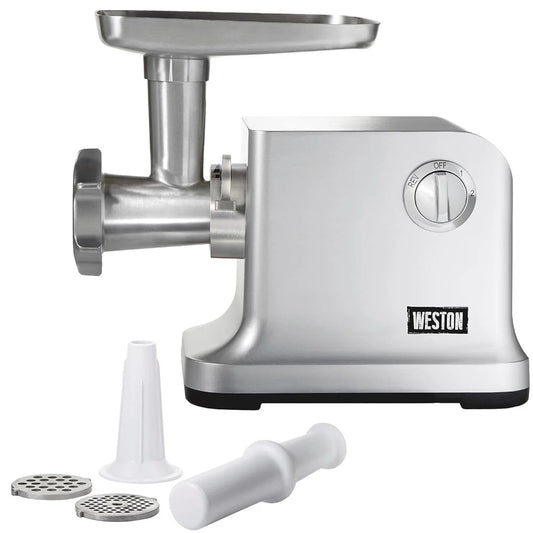 WESTON Electric Meat Grinder & Sausage Stuffer -Refurbished With SpoonTag Warranty