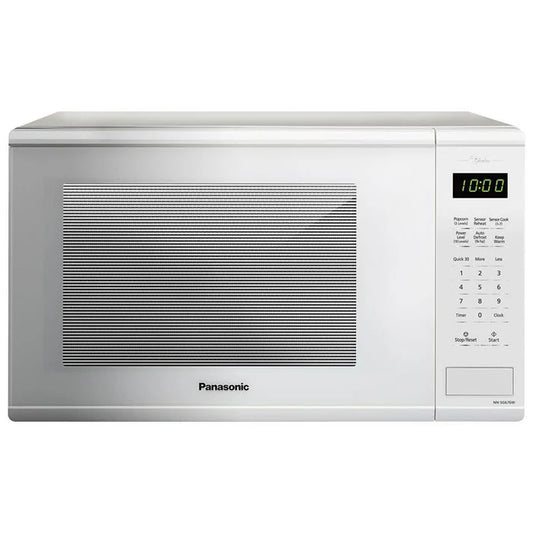 Panasonic 1.3 cft. 1100W Genius Microwave Oven Refurbished with SpoonTag warranty ,White