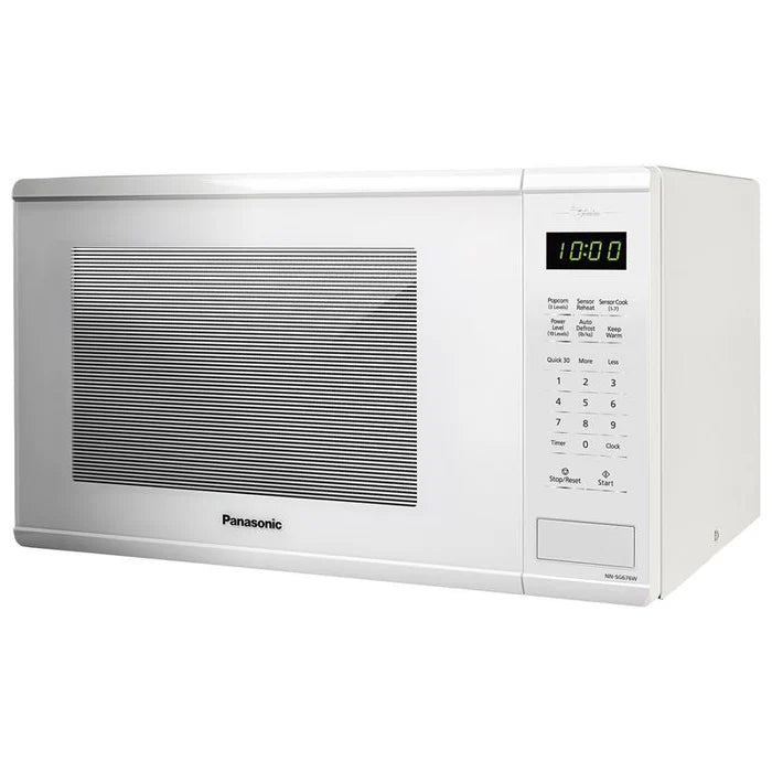 Panasonic 1.3 cft. 1100W Genius Microwave Oven Refurbished with SpoonTag warranty ,White