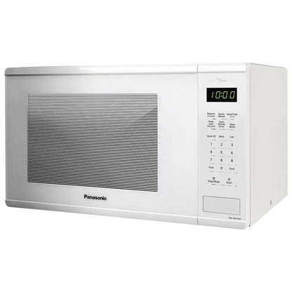 Panasonic 1.3 cft. 1100W Genius Microwave Oven Refurbished with SpoonTag warranty ,White