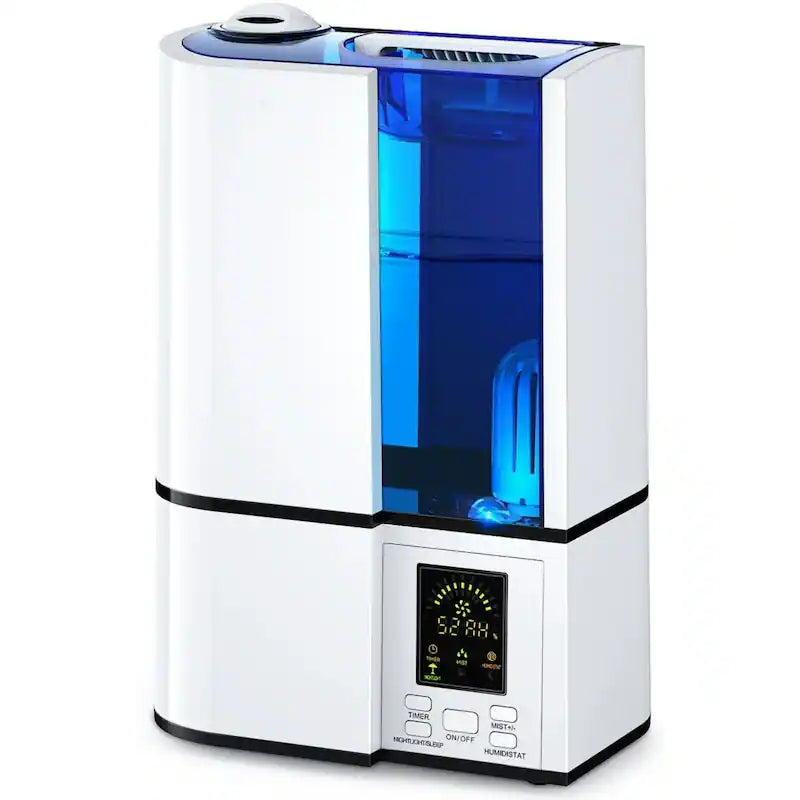 TAOTRINCS Cool Mist Humidifier, LED Display, 4L/1.06 Gallon Large Capacity