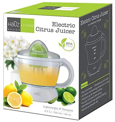 Hauz Electric Citrus Juicer, 700ml, Light and Compact - White