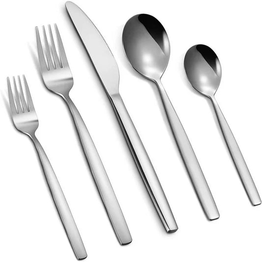 SLIVERWARE Set 40 Piece Stainless Steel Flatware