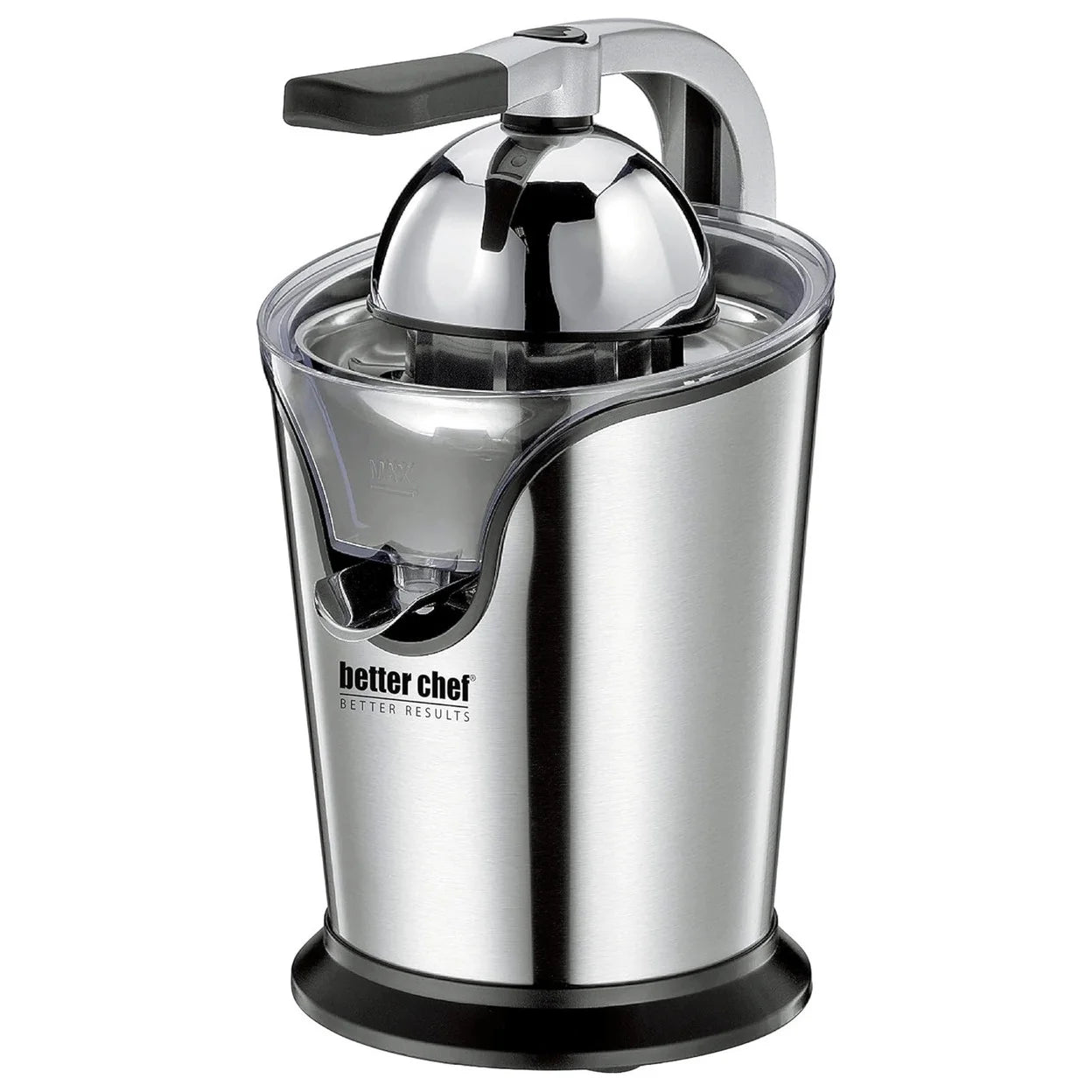 BETTER CHEF Deluxe Stainless Steel Electric Citrus Juice Press