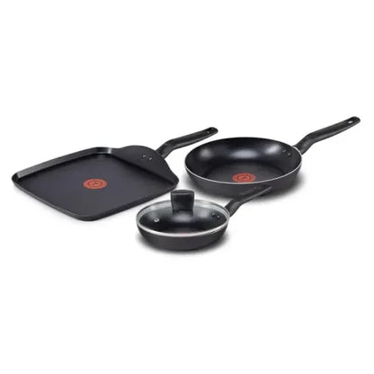 T-FAL Essential 4pc Cookware Set with Sauce Pan