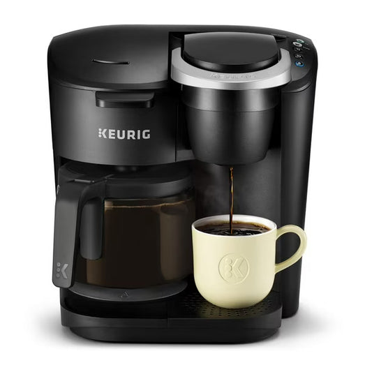 KEURIG K-Duo Essentials Single Serve K-Cup Pod & Carafe Coffee Maker, Blemished package with full warranty