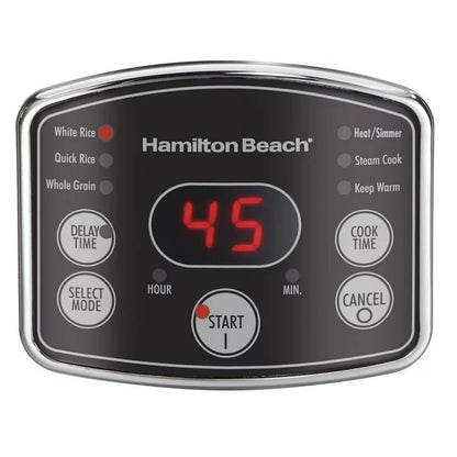 HAMILTON BEACH 20 Cup Digital Rice Cooker