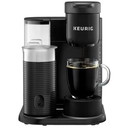 KEURIG K-Cafe Essentials Single Serve Coffee  Latte & Cappuccino Maker, Blemished package with full warranty- K85