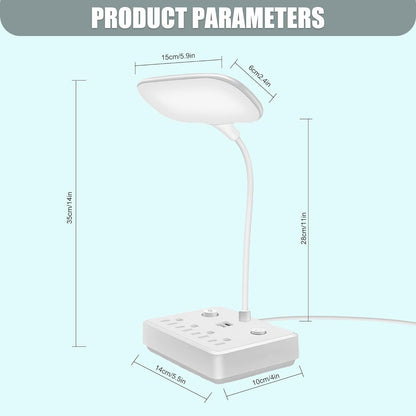 LED Desk Lamp With USB Ports