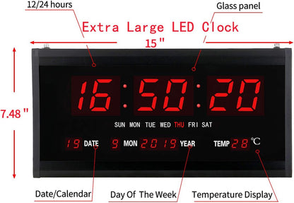 CRONY Led Digital Wall Clock - JH3615